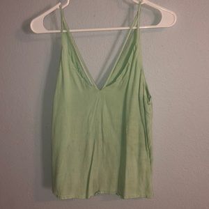 Mint green tank